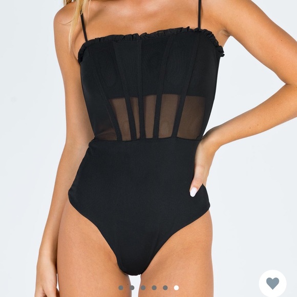 Princess Polly Black Cartia Bodysuit - Picture 4 of 6